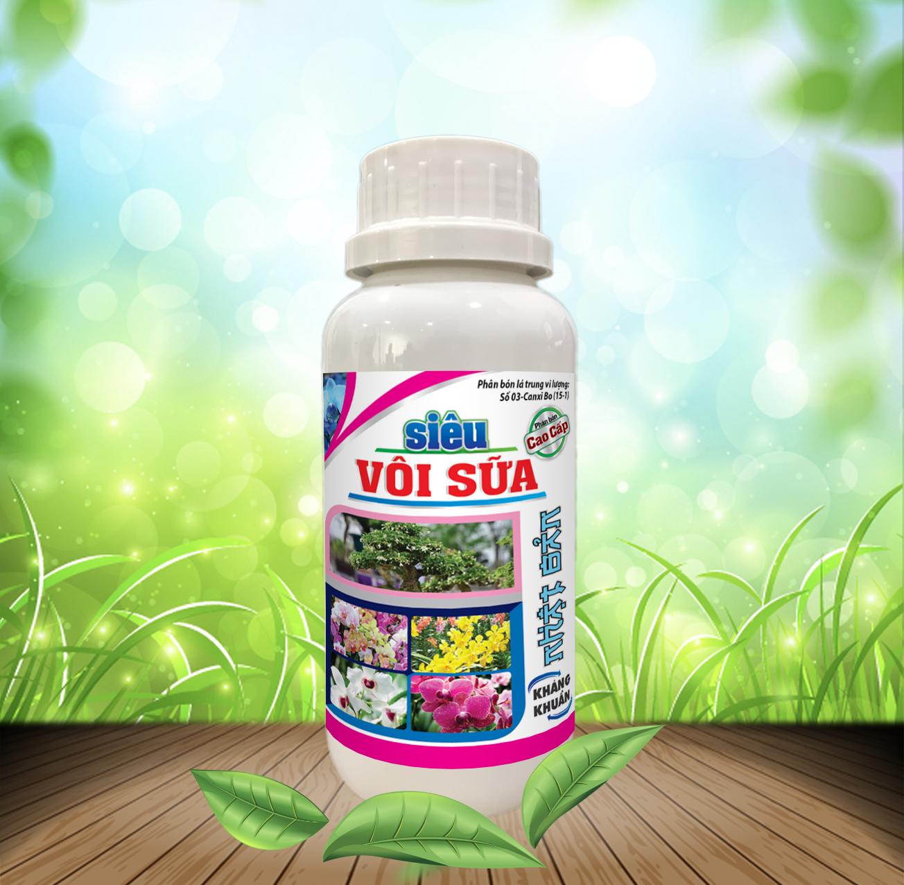 Siêu Vôi Sữa Phân Bón Cao Cấp Dành cho  hoa kiểng 